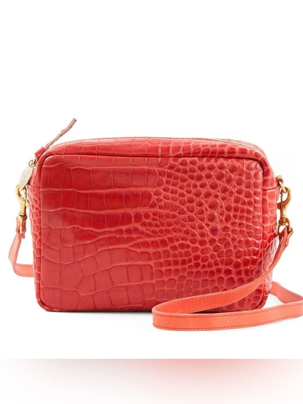 Clare V. Red Croc Mini Sac!